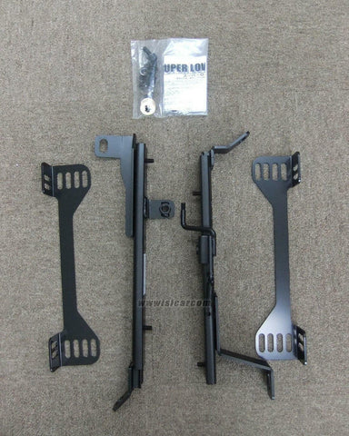 JDM LOW POSITION FULL BUCKET SEAT RAIL FOR NISSAN SKYLINE GT-R R32 R33 R34 ZN002