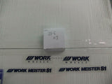 WORK MEISTER WHEEL S1 3P 19X11J +29 5P PCD108 Special alloy rim MADE IN JAPAN 2U