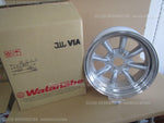 RS WATANABE EIGHT SPOKE R-TYPE WHEEL X1 PC 16X8JJ PCD 114.3 4H SILVER METALLIC