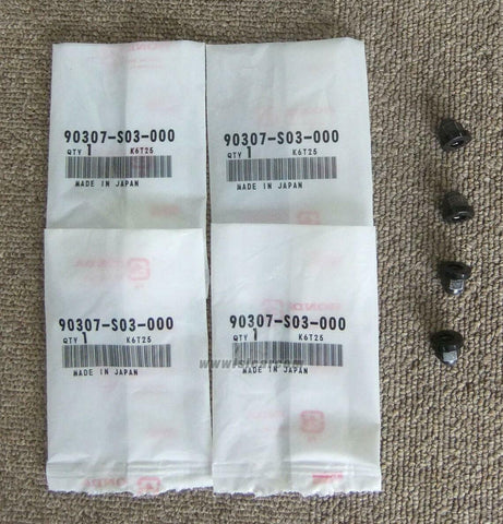 HONDA CIVIC EK4 SPOILER CAP NUT SET X4 PCS 90307-S03-000 repuestos para coche 4U