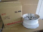 RS WATANABE EIGHT SPOKE R-TYPE WHEEL X1 PC 16X8JJ PCD 114.3 4H SILVER METALLIC