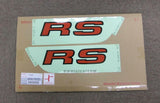 HONDA FIT GK3 DECAL, RS LOGO (ORANGE) 08F30-T5A-000