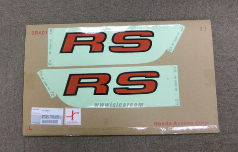 HONDA FIT GK3 DECAL, RS LOGO (ORANGE) 08F30-T5A-000