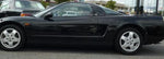 HONDA NSX NSX-R NA1 GARNISH, LH CTR PILLAR BERLINA BLACK NH547 72575-SL0-505ZC !
