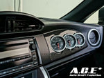 AUTO CRAFT EVOLUTION TRIPLE METER PANEL LHD FOR TOYOTA 86 GT SUBARU BRZ FR-S FRP