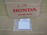 HONDA CIVIC EK9 LABEL, COLD DISTRICT 87308-P2A-000 CONTACT US FOR CUSTOM ORDERS