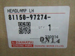 DAIHATSU COPEN L880K HEADLIGHT ASSY LH 81150-97274 NEED MORE PARTS CONTACT US