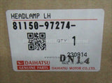 DAIHATSU COPEN L880K HEADLIGHT ASSY LH 81150-97274 NEED MORE PARTS CONTACT US