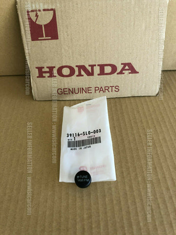 HONDA NSX NA1 NA2 KNOB ASSY TUNER 39116-SL0-003 TUNE AM / FM RADIO reception DIY