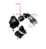 AUDI JAPAN S6 V8 TWIN TURBO WAUZZZ4G4DN1 AIR FILTER T34064 genuine spare parts !