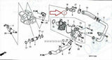 HONDA VT1300CX VTX1300CXA SC61 WATER PUMP ASSY. 19200-MEA-670 CRUISER RUSSIA CIS