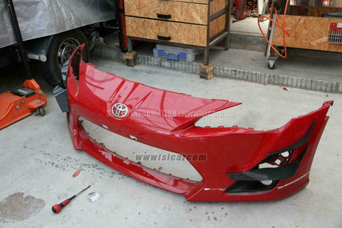 CARBON DOUBLE CANARDS SET FR BUMPER for TOYOTA GT 86 ZN6 2012-2016 GT86-ZN6-D01