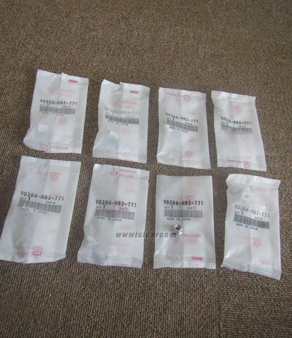 HONDA CBR250RR MC22 EXHAUST SPECIAL NUT 6MM SET X8pc 90304-HB3-771 HEADER pipe