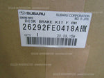 SUBARU IMPREZA WRX STI EJ207 GC8 DISC BRAKE KIT FRONT RH 26292FE0418A caliper 4p