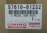 HINO RANGER FD2JDB BEZEL LAMP LH S7610-81232 repuestos para camiones LORRY parts