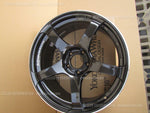 ADVAN RACING TC-4 WHEEL SIZE 18X8.5J +38 5X114.3 BLACK GUN METALLIC & RING jdm4U