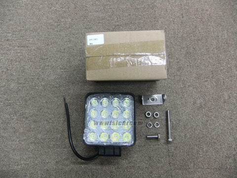 CREE MARINE SQUARE LED WORK LIGHT 48W 3W LED X 16 DC 12V / 24V