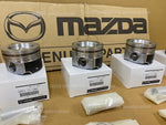 MAZDA CX-5 DIESEL 2011  PISTON SET X4p SHY1-11-SA0 ONE CAR SET! engine overhaul