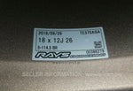 RAYS VOLK RACING ALLOW WHEEL TE37 SAGA 18X12J +26 5H PCD 114.3 BRONZE