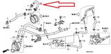 HONDA CIVIC TYPE R EURO FN2 HOSE OIL COOLER IN. 19422-RRB-A01 USDM: KA 6MT 2D SI