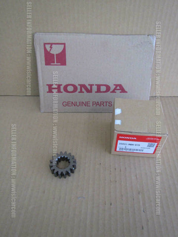 HONDA XR650R RE01 2005 TRANSMISSION GEAR, MAINSHAFT SECOND (16T) 23421-MBN-670