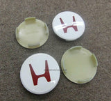 HONDA CIVIC TYPE R EK9 CAP ASSY WHEEL CENTER SET X4p CHAMP. WHITE  44732-SL0-J70