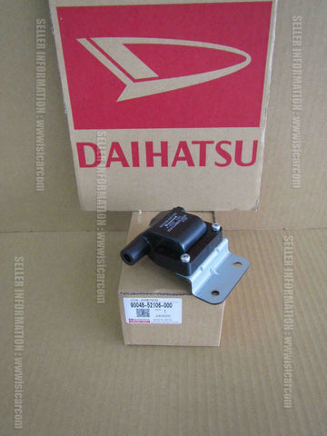 DAIHATSU HIJET S100P IGNITION COIL 90048-52106-000 fat blue spark inside engine!