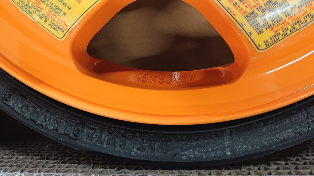 TIRE ASSY.,FOLDING SPARE (165/80D15 FS) 1991~96 AUTO 5MT NSX TIRE ASSY.,FOLDING SPARE (165/80D15 FS) 1991~96 AUTO 5MT NSX