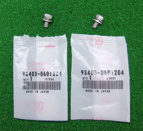 HONDA S2000 AP1 BUMPER BOLT-WASHER (6X12) SET X2 PCS 93403-06012-04 highway cars