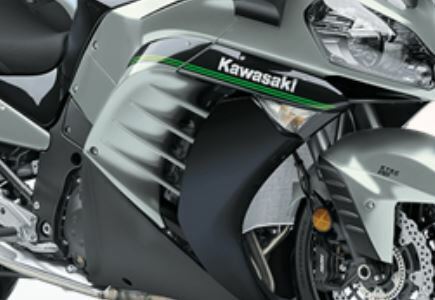 KAWASAKI CONCOURS 14 ABS ZG1400ELF COWLING,CNT,RH,M.M.F.SILVER 55028-0389-60S